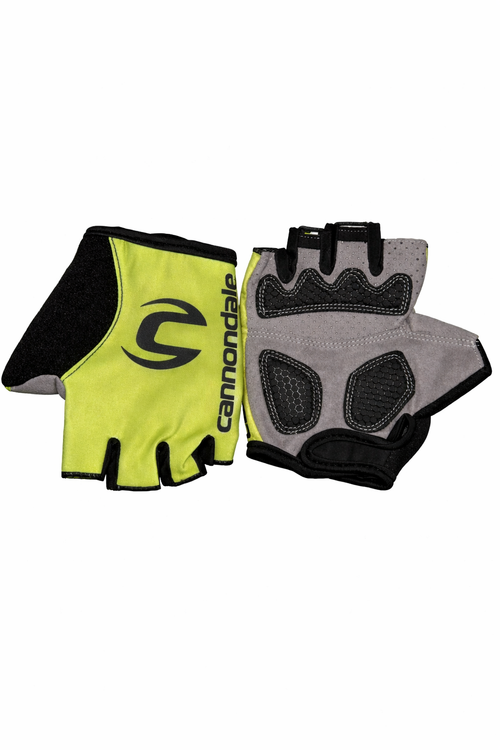 Cannondale-half-finger-cycling-gloves-showing-hi-vis-lime-green-back-and-grey-gel-padded-palm