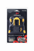 Promend-road-bike-cleats-set-yellow-6-degree-float-shimano-spd-sl-compatible-packaging
