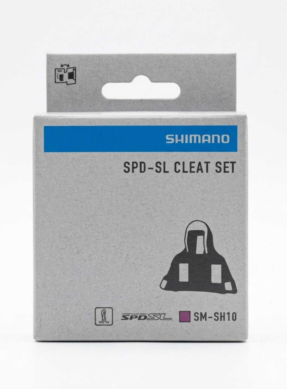 Shimano-SM-SH10-SPD-SL-road-bike-cleats-red-0-degree-fixed-float-box