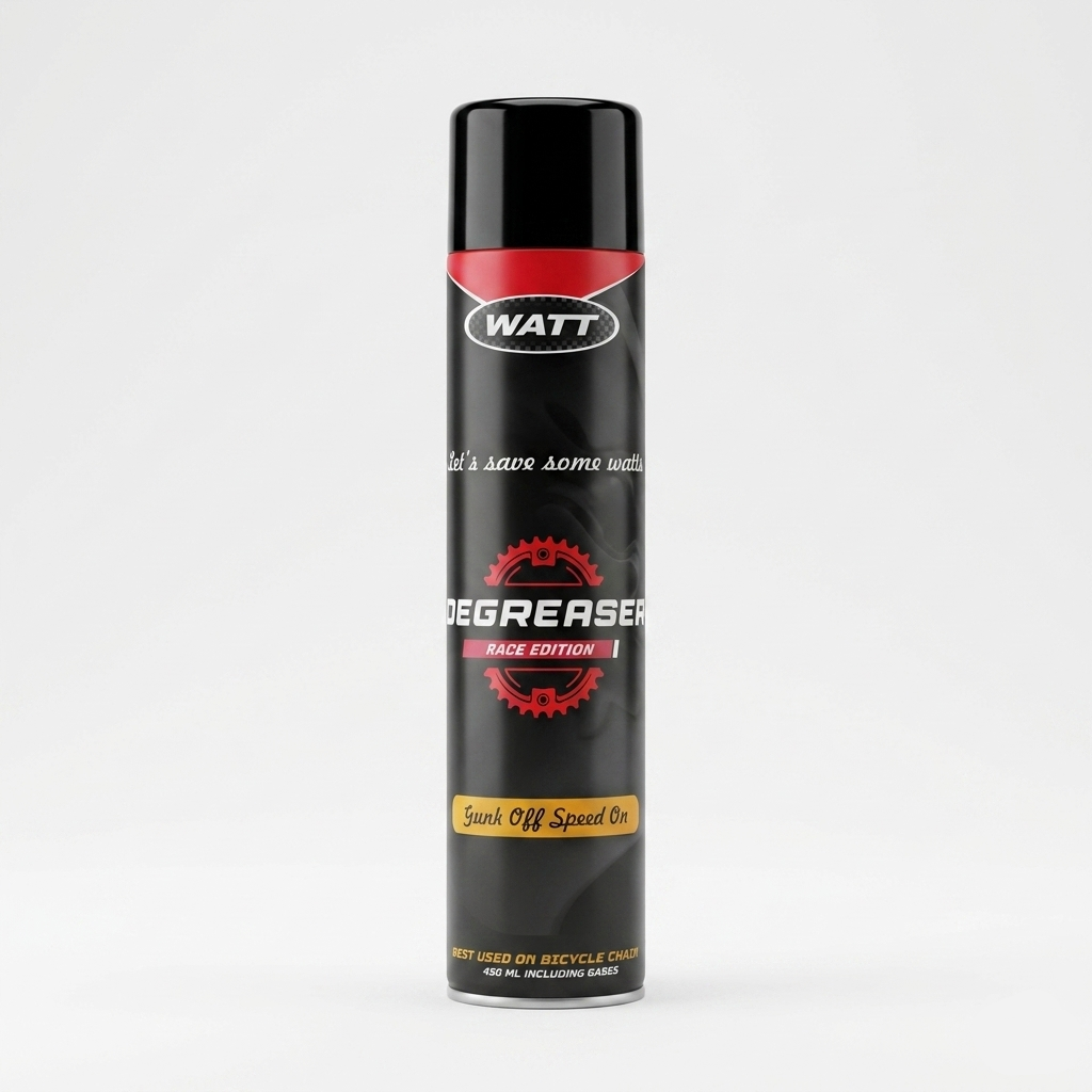 WATT Degreaser Race Edition 450ml large workshop size aerosol spray can with black cap