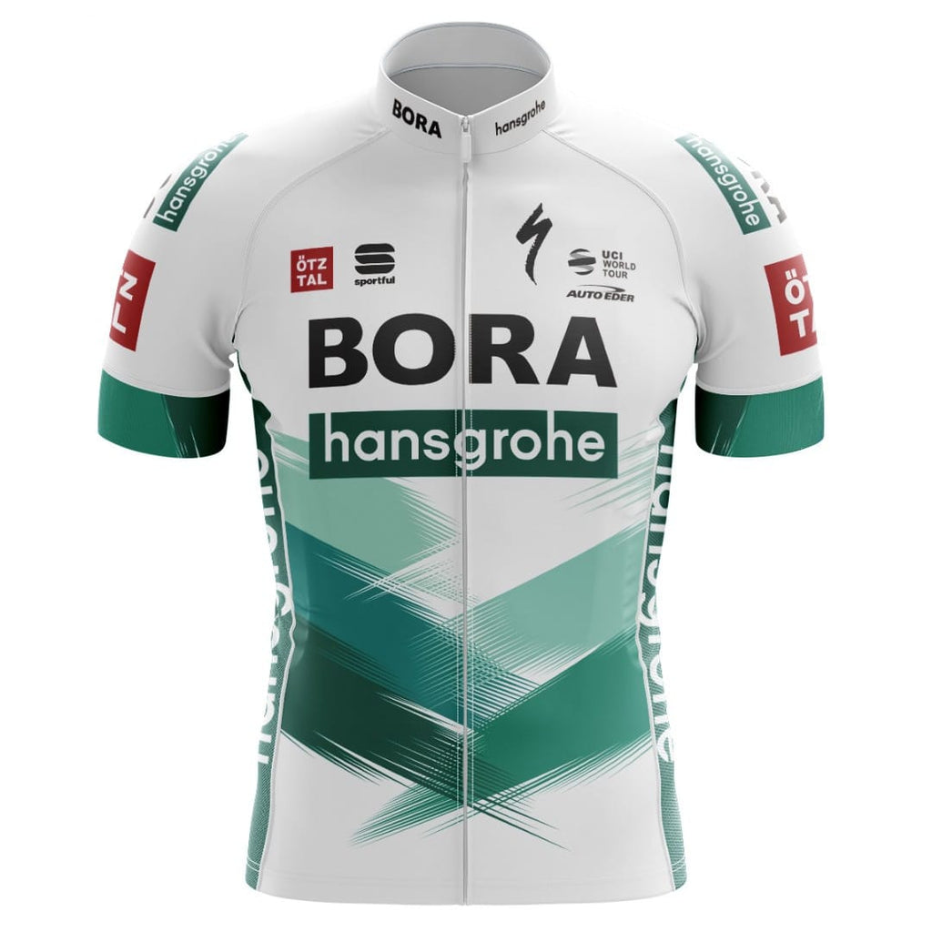BORA Hansgrohe Cycling Jersey – Men's Short Sleeve Road Bike Jersey | Breathable Performance Cycling Jersey