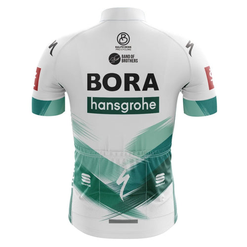 BORA Hansgrohe Cycling Jersey – Men's Short Sleeve Road Bike Jersey | Breathable Performance Cycling Jersey