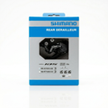 Shimano 105 RD-R7000-SS 11-speed short cage rear derailleur in black finish, packaged in its authentic blue and silver Shimano retail box.
